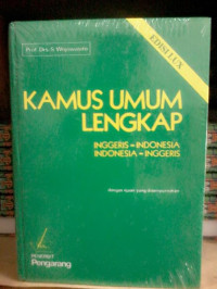 KAMUS UMUM LENGKAP INGGRIS-INDONESIA INDONESIA INGGRIS