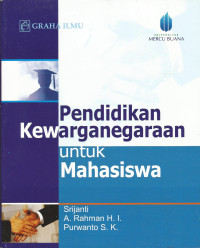 Image of PENDIDIKAN KEWARGANEGARAAN UNTUK MAHASISWA