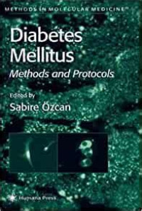Diabetes Mellitus Methods and Protocols