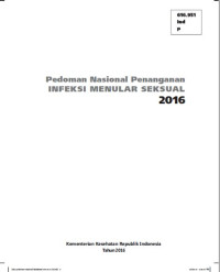 Pedoman Nasional Penanganan INFEKSI MENULAR SEKSUAL 2016